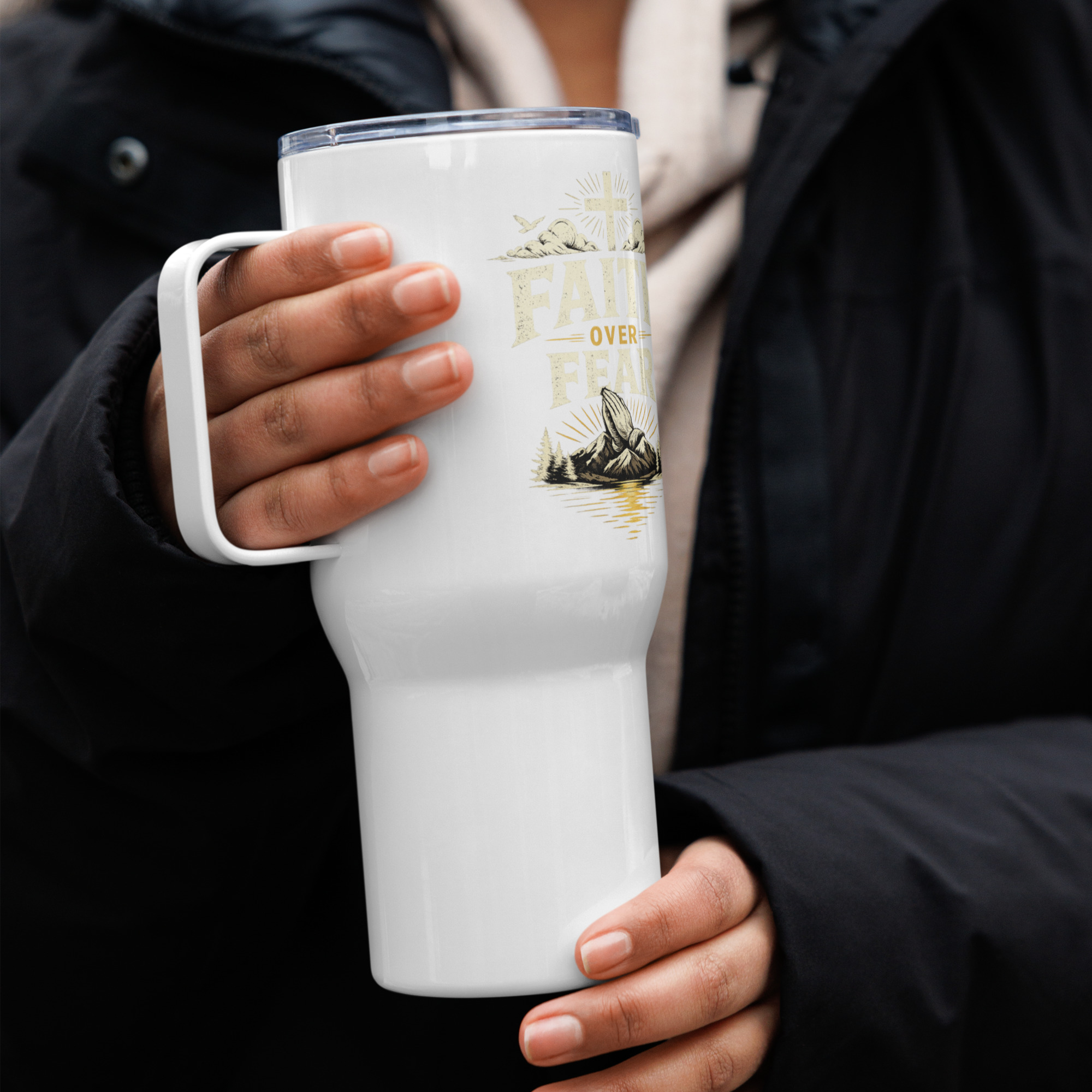 Travel mug with a handle - Image 5