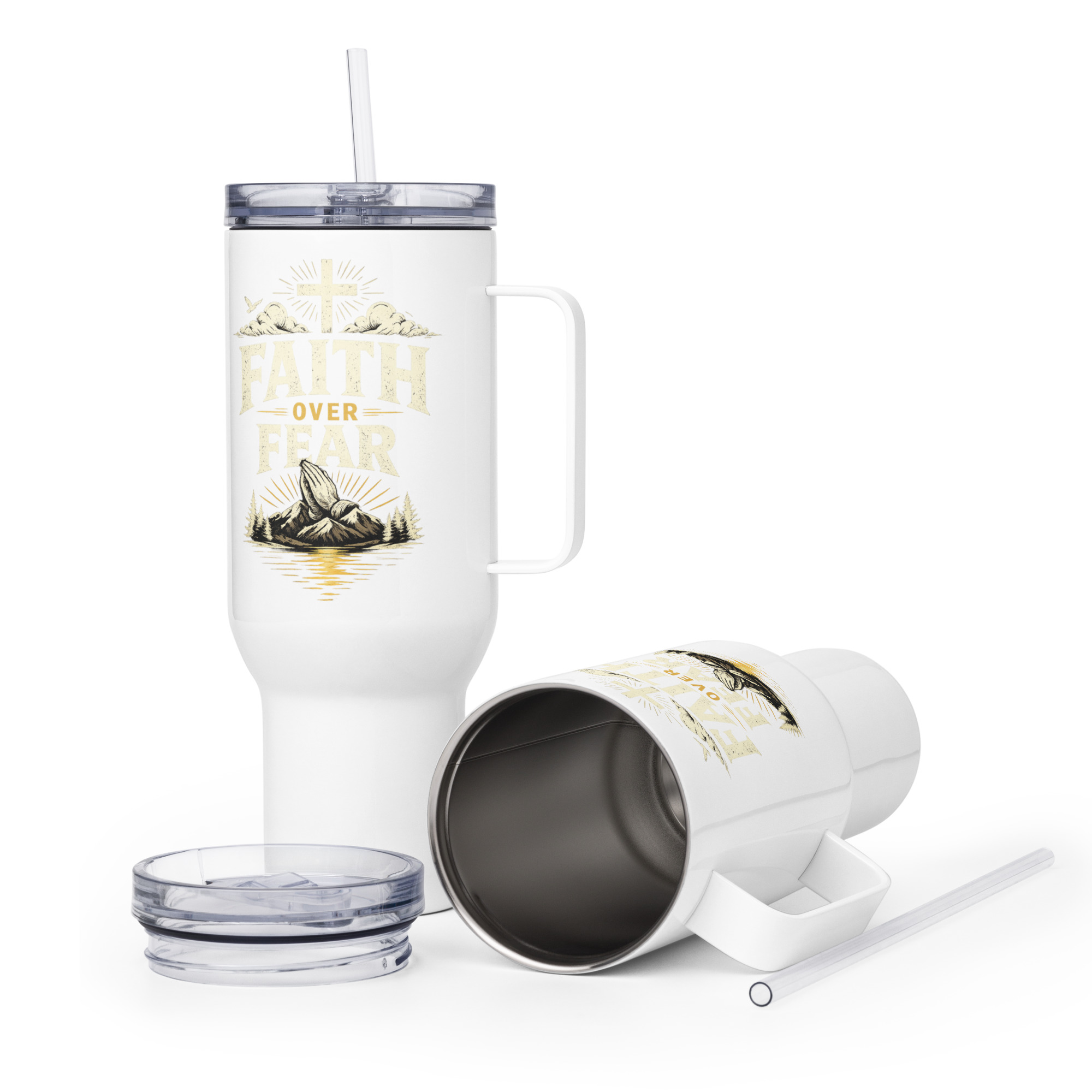 Travel mug with a handle - Image 2