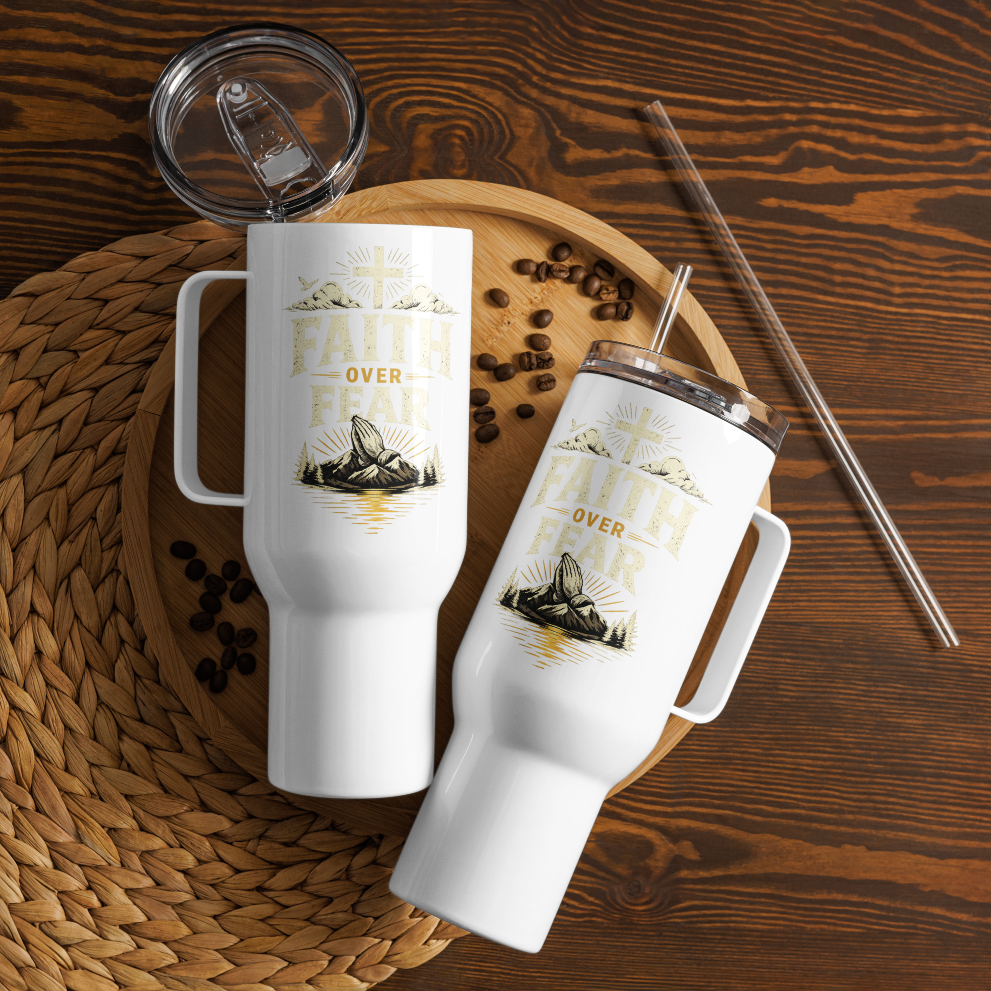 Travel mug with a handle - Image 4