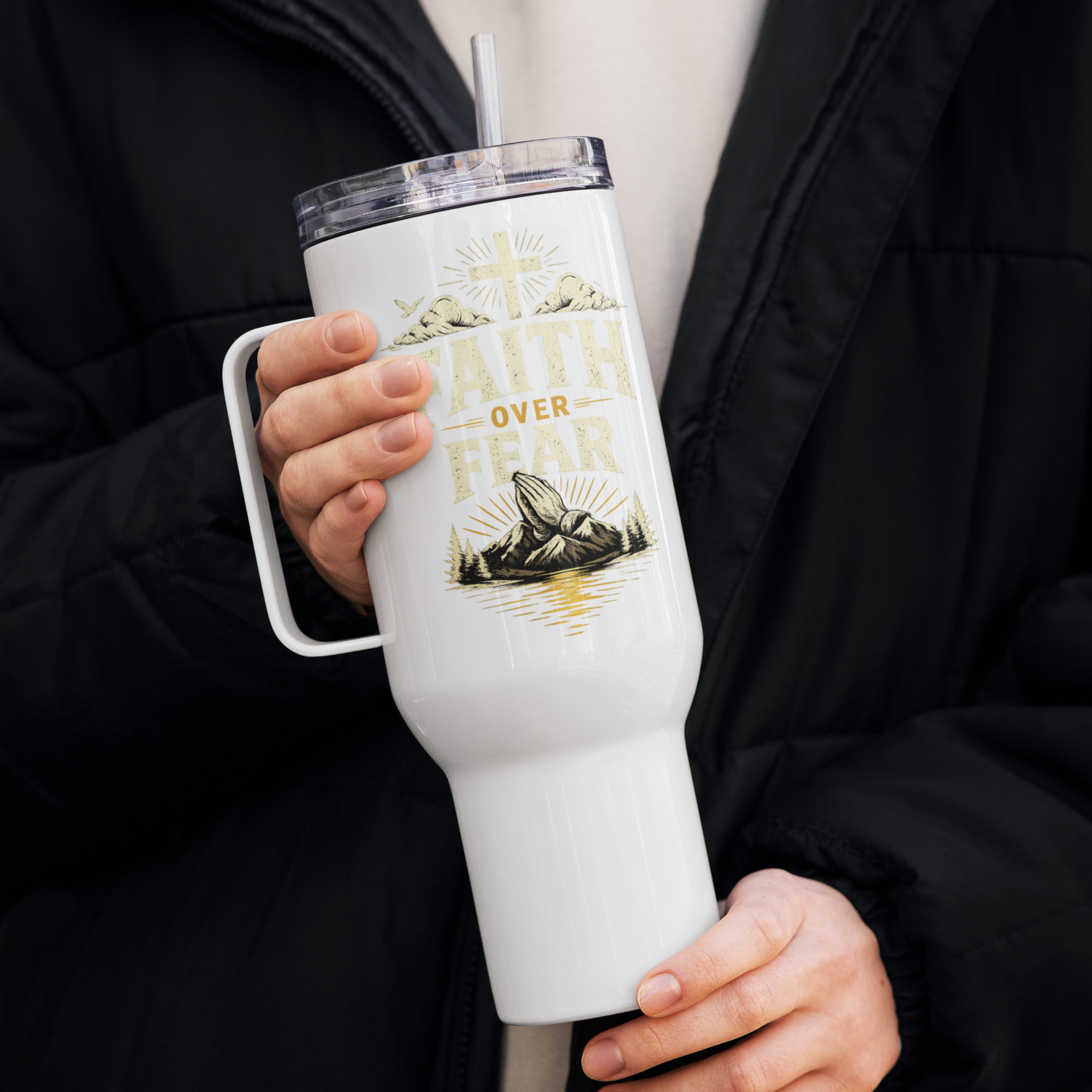 Travel mug with a handle - Image 6