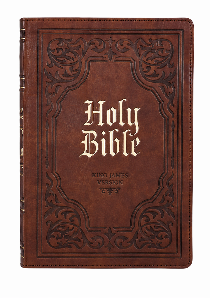 KJV Bible Thinline Brown