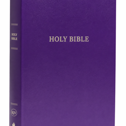 KJV, Gift and Award Bible, Imitation Leather, Purple, Red Letter Edition