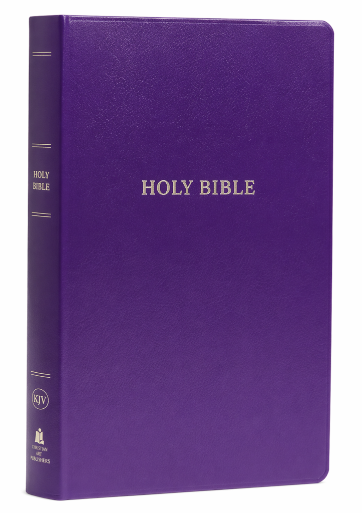 KJV, Gift and Award Bible, Imitation Leather, Purple, Red Letter Edition
