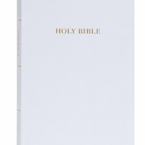 KJV Gift and Award Bible, White Imitation Leather